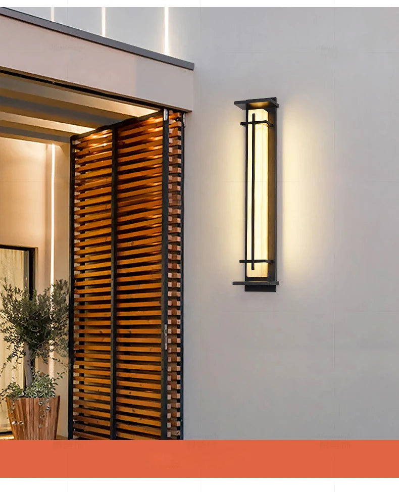 Outdoor Wall Lighting Modern simple villa Waterproof wall lamp Exterior wall Porch Balcony Stainless steel Garden Terrace light