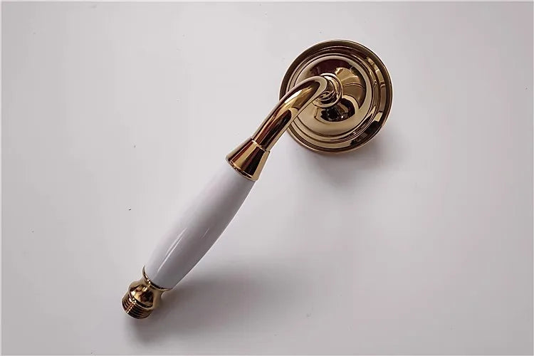 Bathroom Accessories Rose Gold Hand Shower Head High Pressure  Antique Water Output Antique Hand Shower Nozzle Water