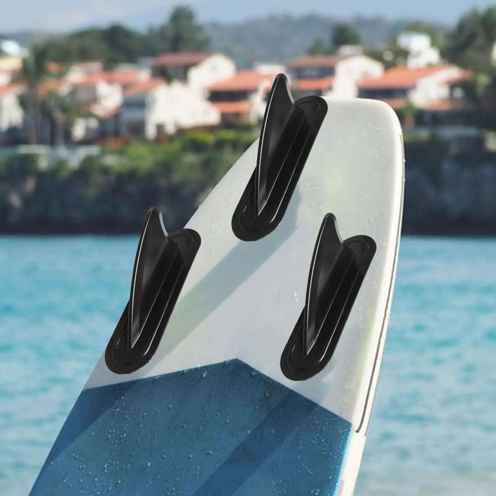 Surfboard Fins Surfing Fin Longboard Surfboard Tail Rudder Accessory for Stand up Paddle Board Paddleboard Water Sports Surfing