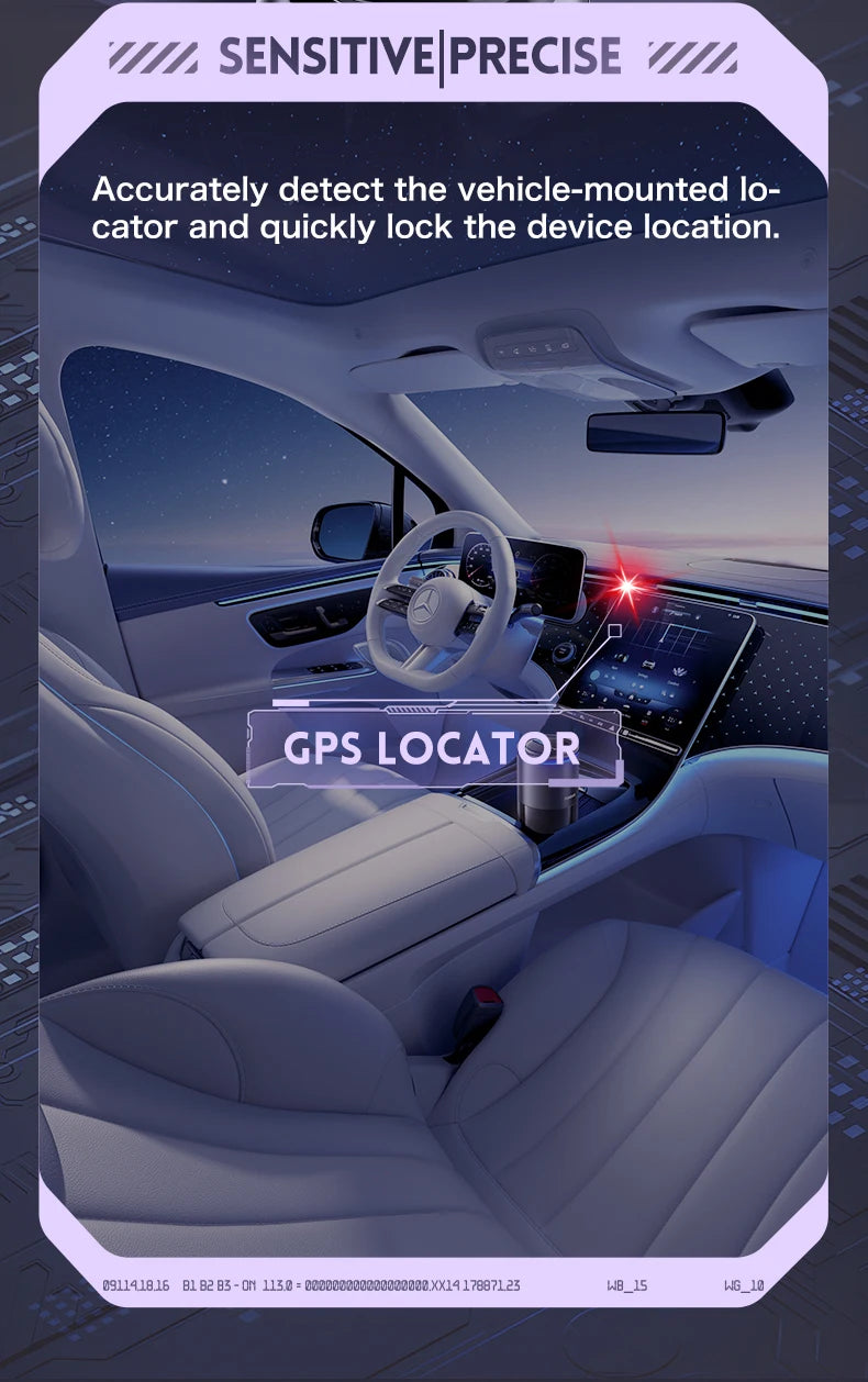 Smart Camera Detector, Anti-Eavesading, Anti-Stealing, Anti-Tracking, Very Suitable for Meeting Rooms, Families, Hotels, Cars