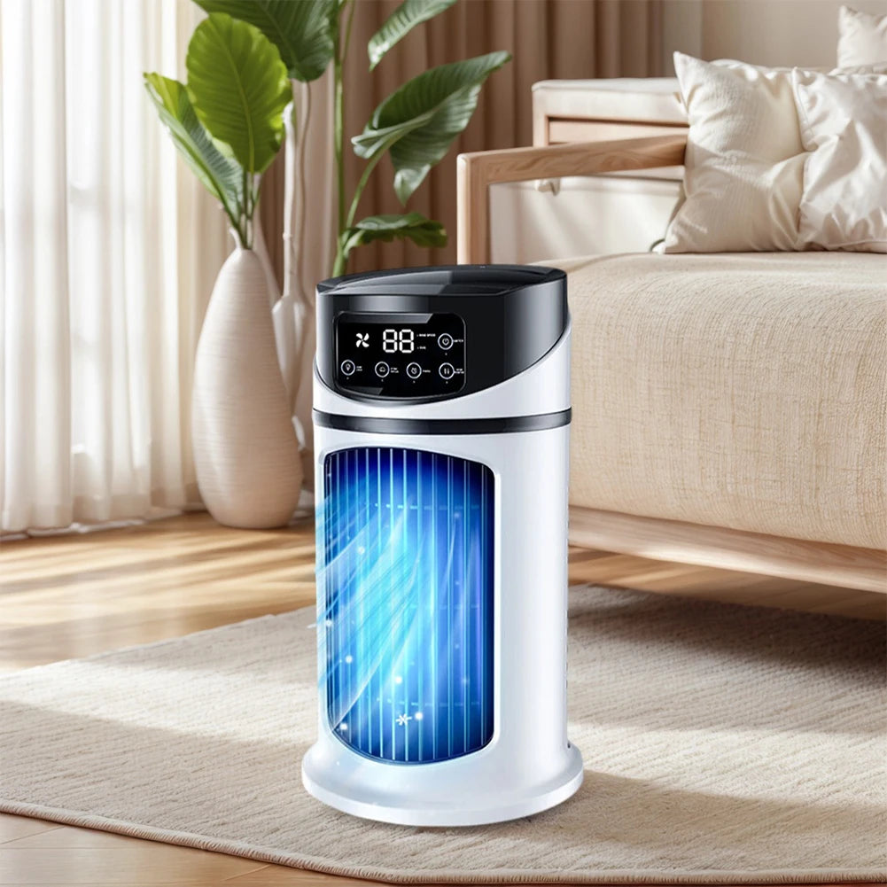 Portable Mini Air Conditioner Air Cooler Fan Water Cooling Fan Air Conditioning Air Cooler For Office Mobile Air Conditioner