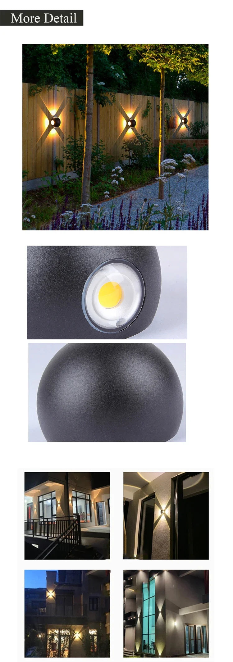 Modern Up Down Black White Wall Lights for Home Hotel Office Luxury Creative Aisle Corridor Porch Sconce