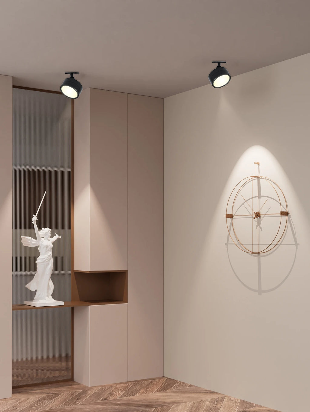 Modern Magnetic Wall Lights LED Wall Lamp 360° Rotation Wall Mounted Lights with Remote RGB Rechargeable Wall Sconce Room Decor