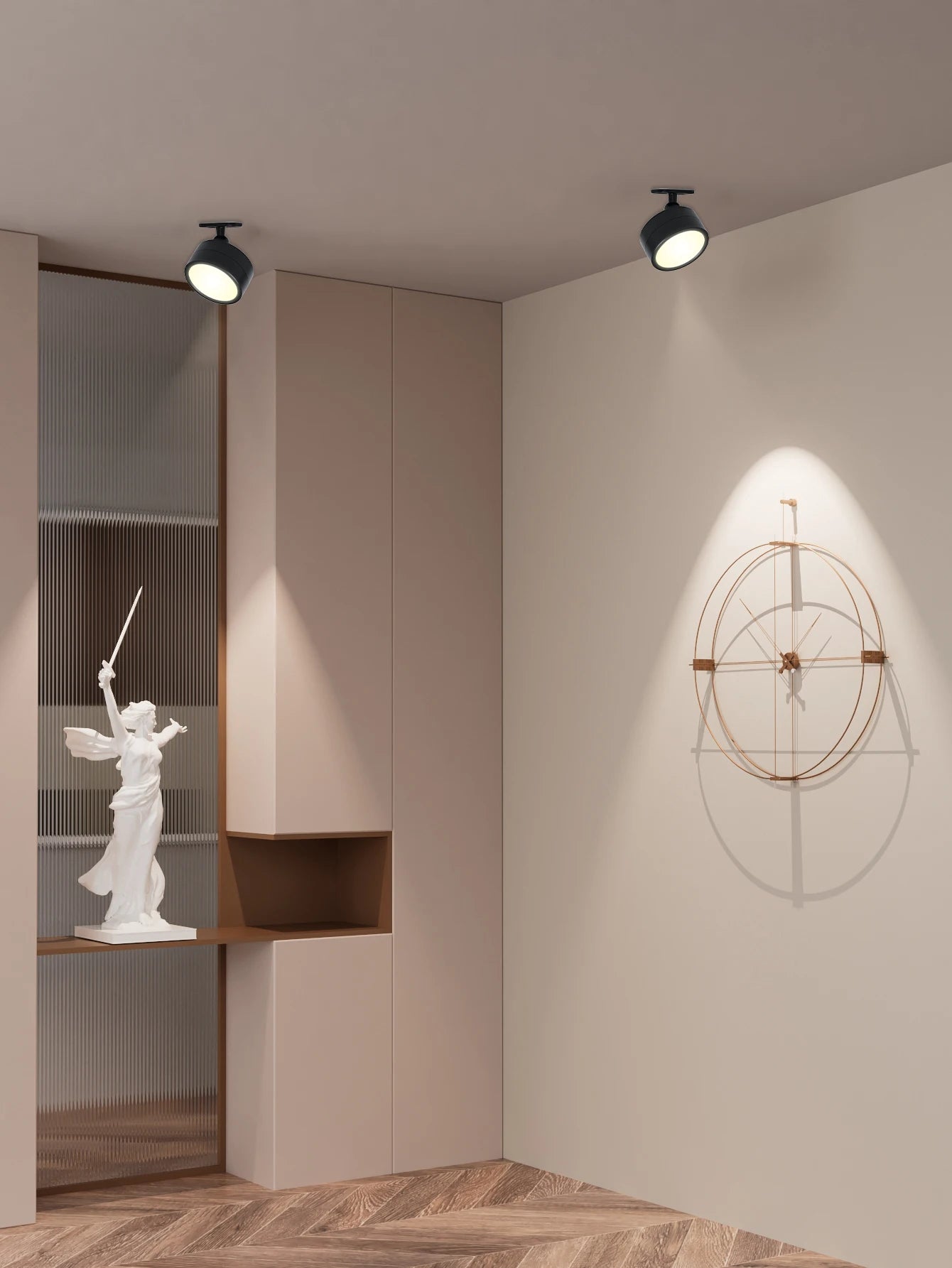 Modern Magnetic Wall Lights LED Wall Lamp 360° Rotation Wall Mounted Lights with Remote RGB Rechargeable Wall Sconce Room Decor