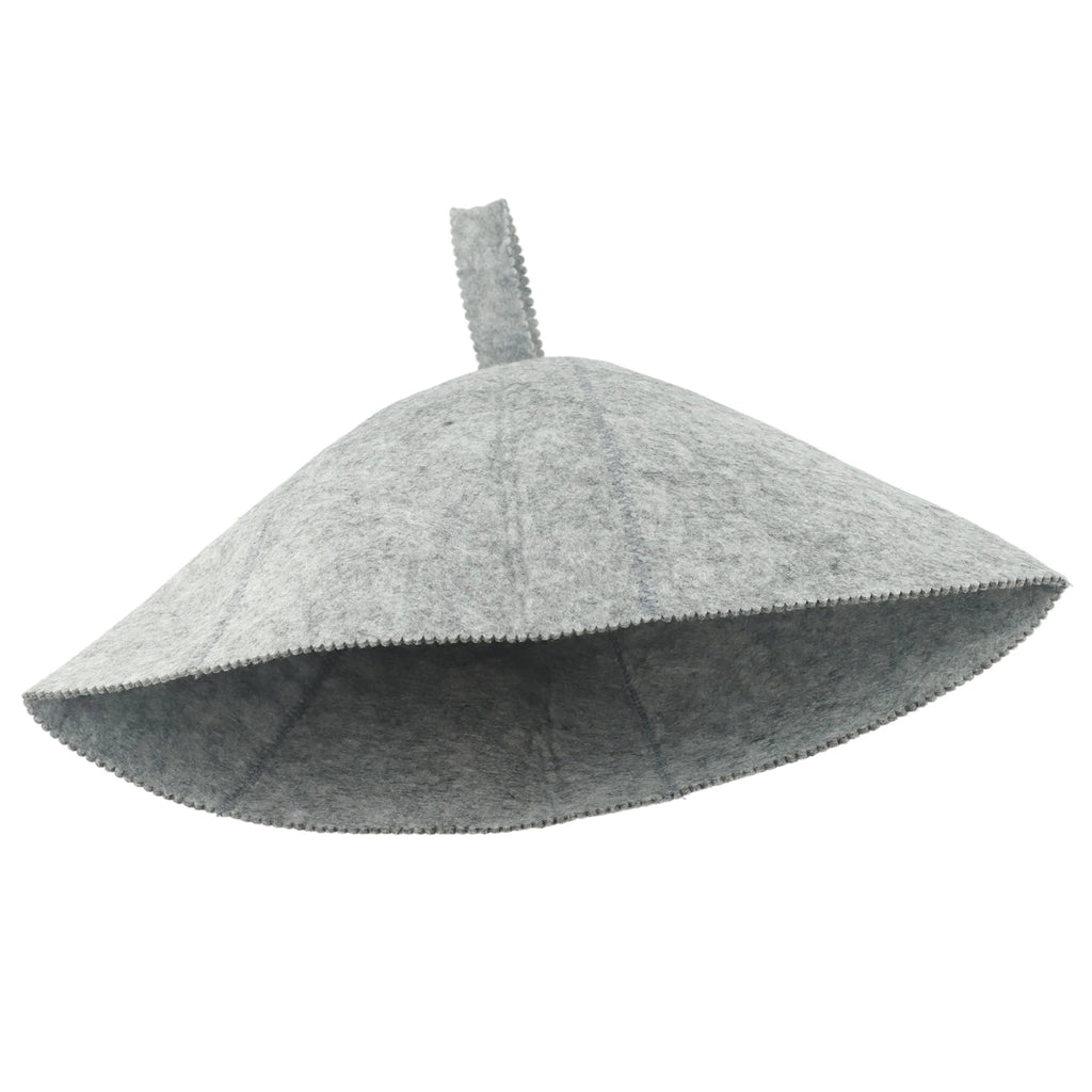 Thicken Wool Felt Sauna Hat Hair Protection Spa Sauna Accs For Bath Protection Felt Sauna Cap Absorbent Spa Cap