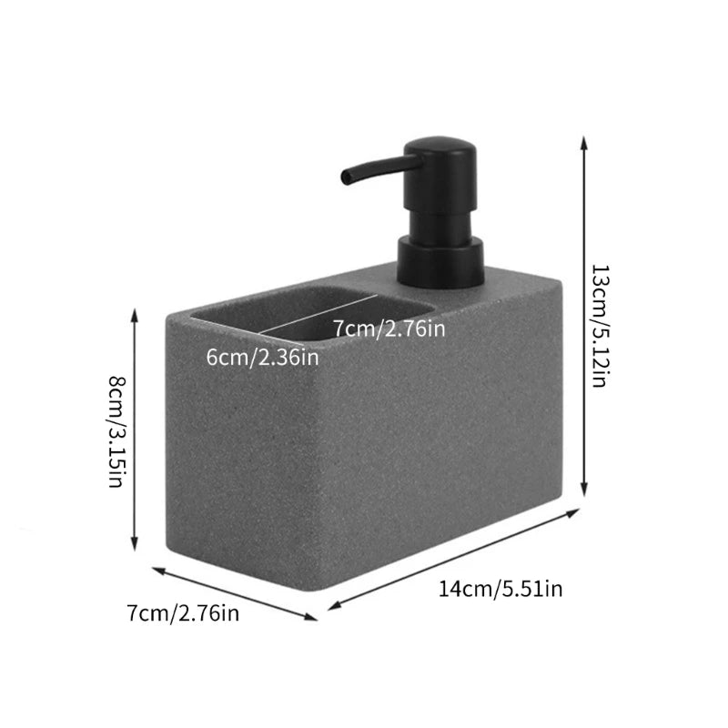 Elegant Soap Dispenser for Kitchen Countertops & Wall Convenient Kitchen Soap Dispenser Modern Kitchen Soap Dispenser Dropship