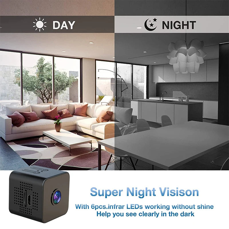 Mini Camera WiFi 1080P HD Wireless Security Monitor For Home Night Version Protection Remote Intelligent Camcorder 2026 New ﻿