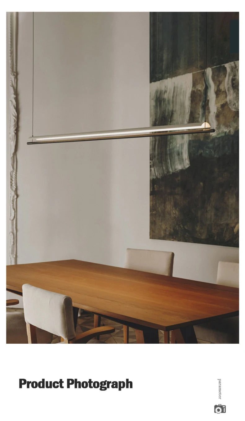 Modern Salon Lightings Home Decoration Simplicity Long Strip Design Led Lamp Nordic Office Living Room Dining Home Decoration