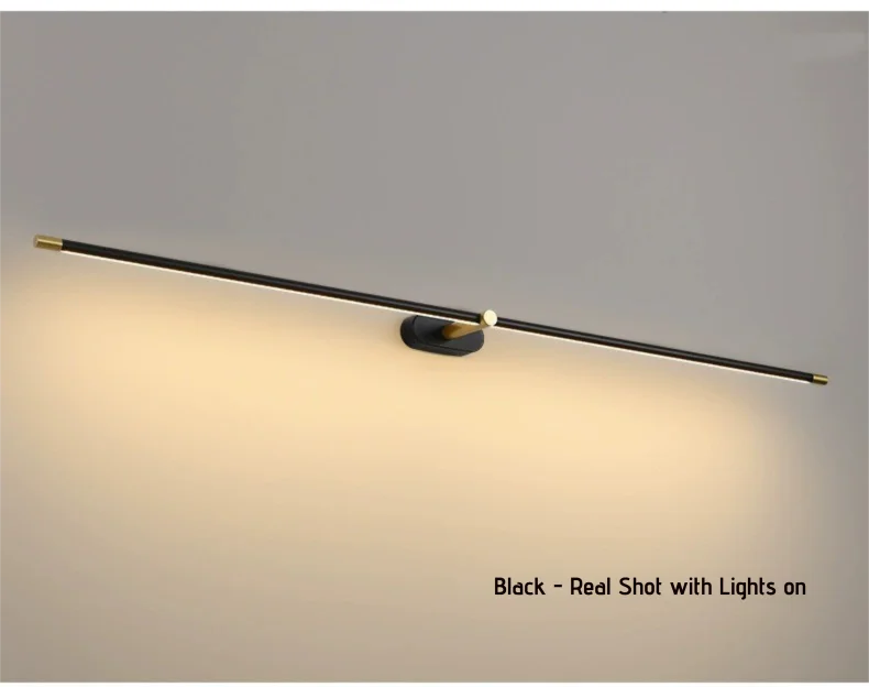 Modern Minimalist Mirror Headlights, Makeup Stands, Bathrooms, Mirror Cabinets, Straight Strip Wall Lights