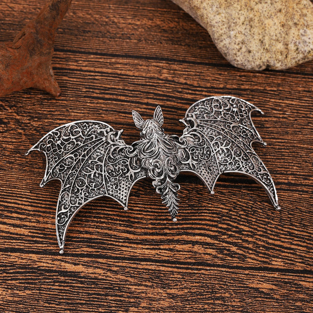 Viking Retro Long Hair Bat Hairpin, Personalized Fashion Trend Hairpin, Norwegian Style Women's Versatile Accessory, Party Accessory, Christmas, Mother's Day, Valentine's Day, Birthday Gift