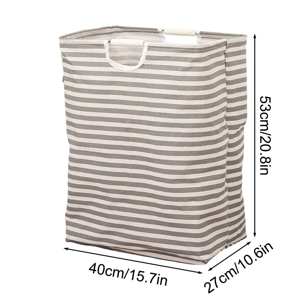 Large Capacity Laundry Storage Dirty Clothes Storage Basket with Handle Hamper Collapsible Laundry Basket Bathroom Accessories