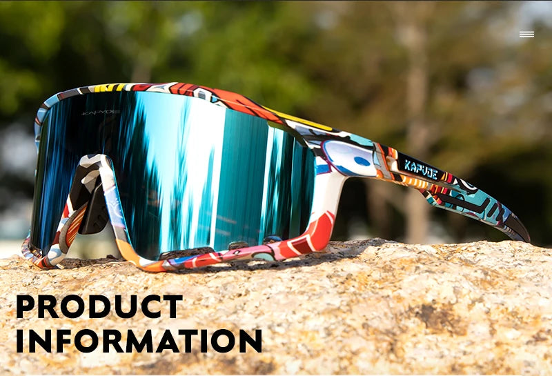 KAPVOE UV400 Cycling Glasses Men MTB Cycling Sunglasses Outdoor Sports Running Eyewear Women Road Bike Glasses