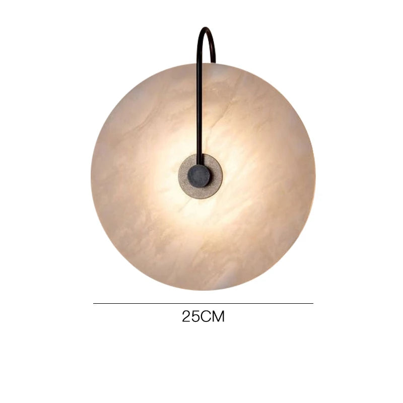 Modern Marble Led Wall Lamps Surface Mounted Led Wall Light Sconces Black Lighting Fixture Decoration Bedroom Foyer Loft Lamps