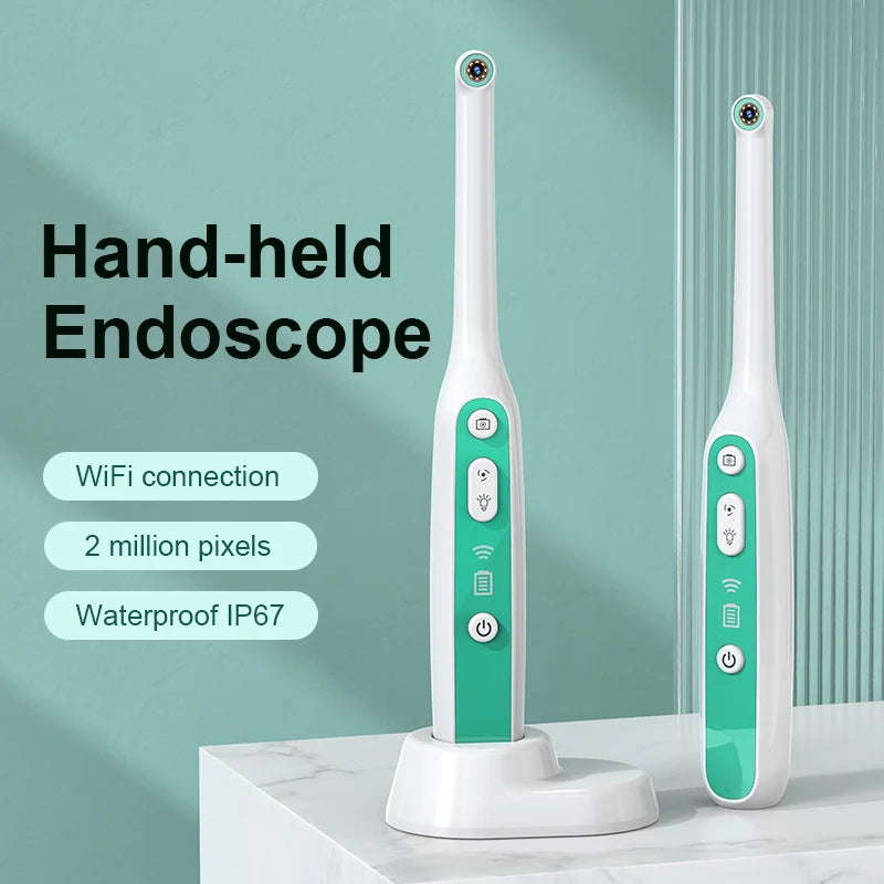 INSKAM Visual Mouth Camera WIFI Mouth Examination Camera IP67 Waterproof 1440P Endoscope Camera 2MP Image System Inspection Tool