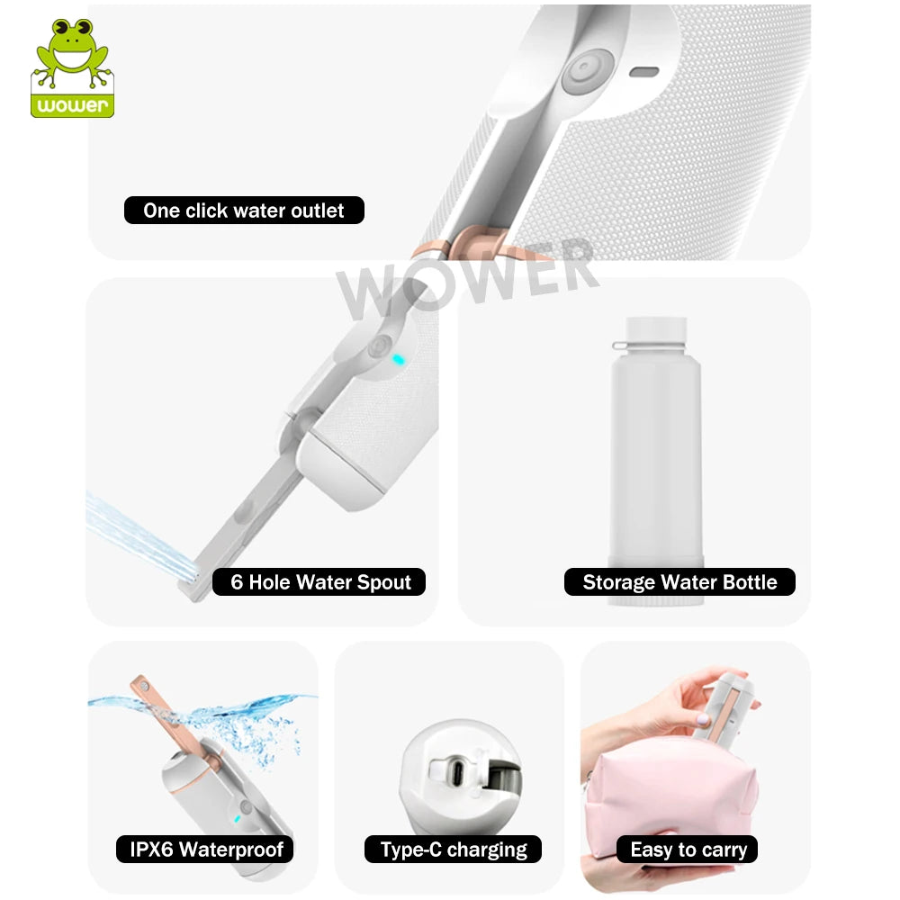 Pocket Bidet Shower Handhel Automatic Toilet Sprayer 200ML Portable Travel Shattaf for Hygiene Cleaning Personal Baby Care