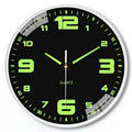 Hole-Free Luminous Wall Clock, 8 Inch Silent Quartz Clock, Modern Decor for Home & Living Room
