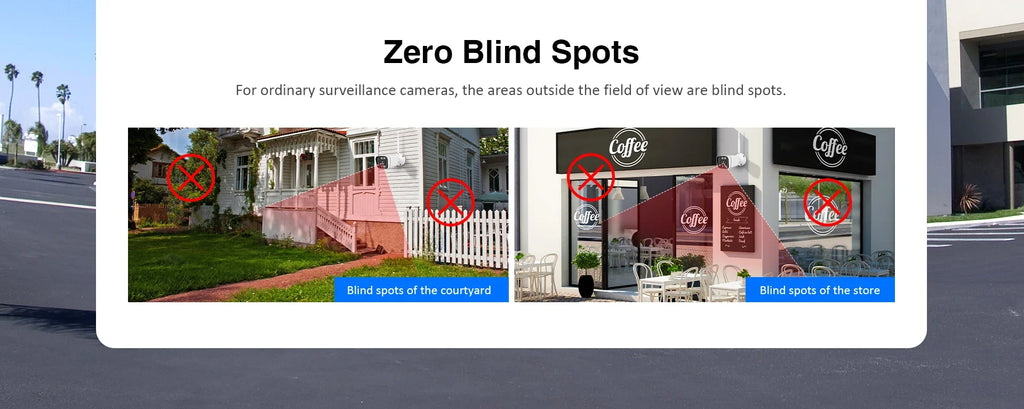 Hot Sale  iCsee 3 Lens 3 Screen WiFi Camera 360° Auto Tracking  Waterproof Outdoor CCTV, WiFi Security Cam ICsee Surveillance