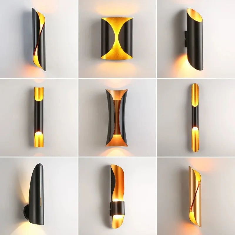 Modern Wall Lamp for Living Room Background Corridor Aisle E27 Wall Light for Bedroom Kid Bedside Home Indoor Decor Lighting
