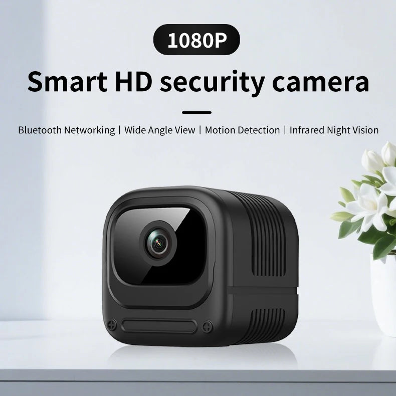 Mini Security Camera Pro Full HD WiFi Surveillance With 2 Way Audio Motion Detection Infrared Night Vision Security O-Kam Cam