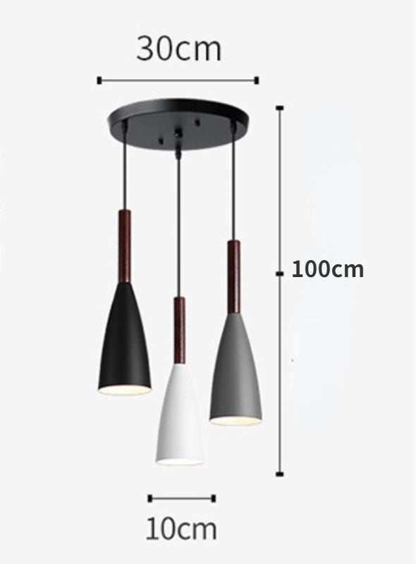 Modern Living Room 3 Head Lighting Nordic Minimalist Pendant Light Over Dining Table Kitchen Island Bedroom Decor Light Fixtures