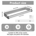 Stainless Steel Kitchen Paper Holder Plastic Wrap Holder Kitchen Accessories Kitchen Paper Dispenser Kitchen Supplies