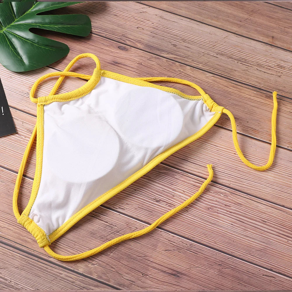 Bikini 2023 Sexy Women's Swimsuit Women's Ribbed Bikini Set Push Up Women's Swimsuit Brazil Swimsuit Beach Suit