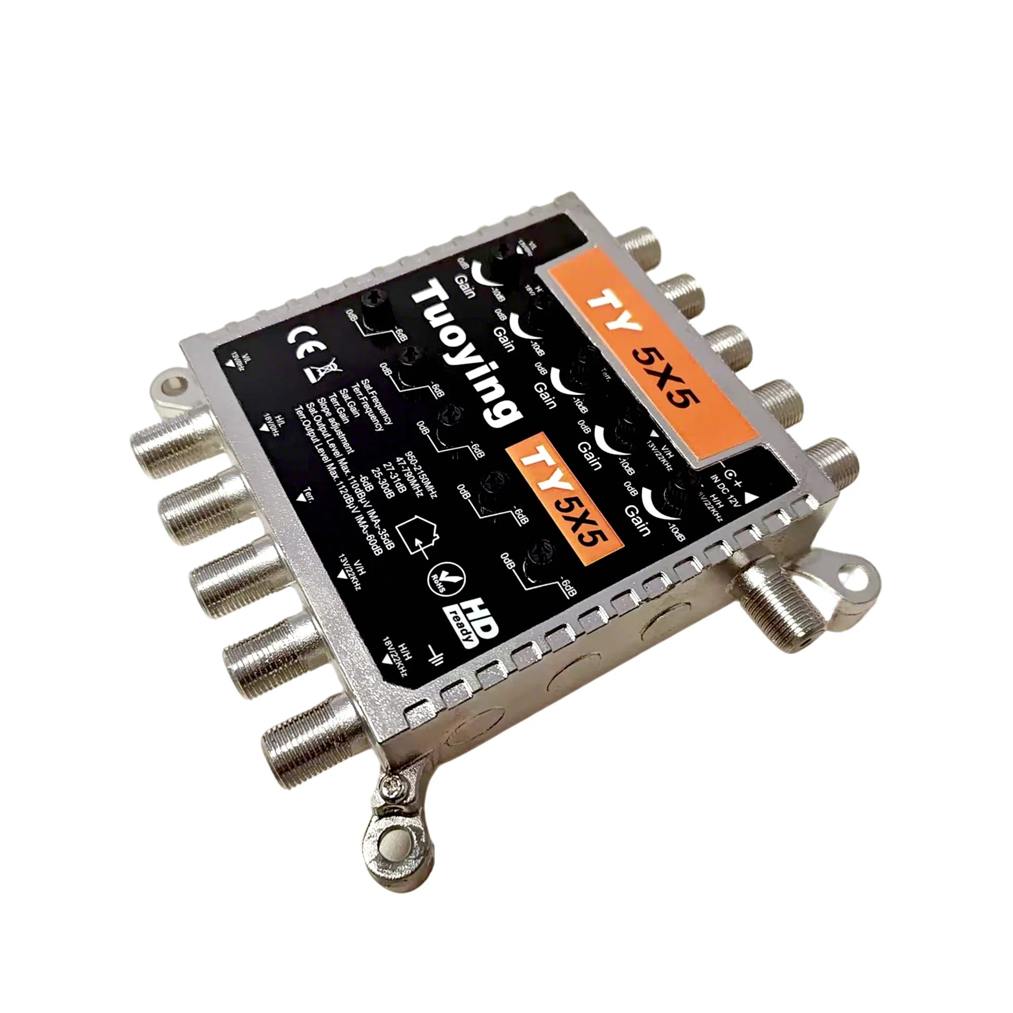 5x5 TV signal amplifier, satellite signal amplifie