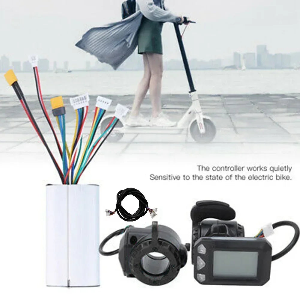 Reliable Electric Scooter Controller with LCD Display and Advanced EABS Brake System Fits Various Wheel Sizes and Power Ratings