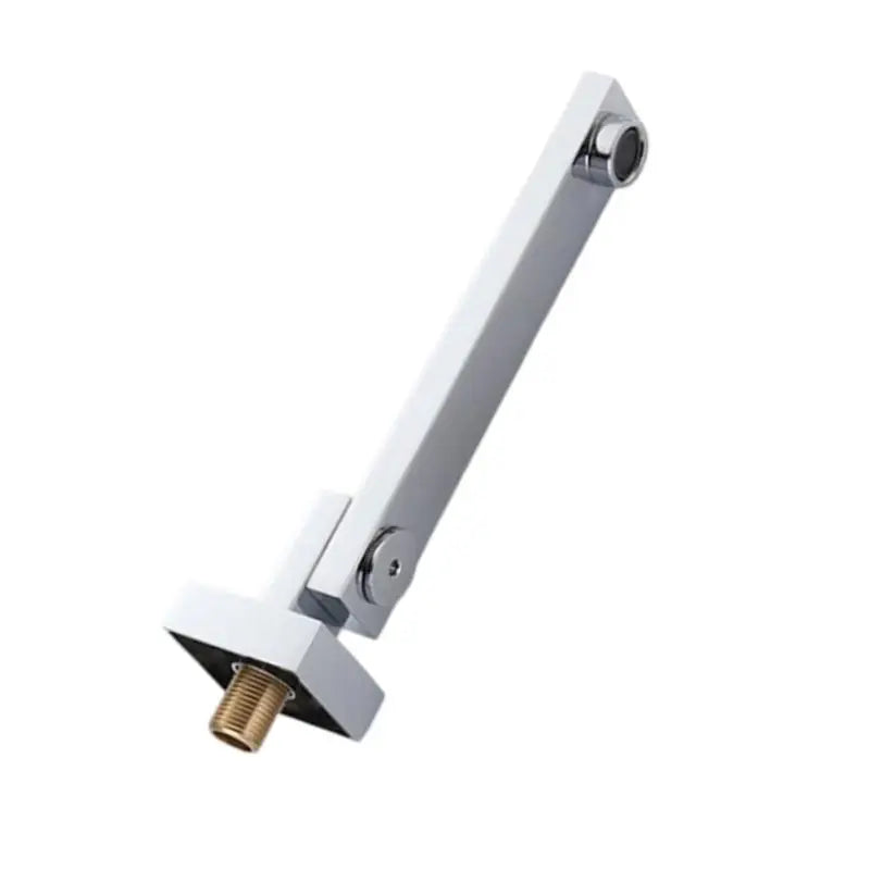 652F Practical Sturdy Stainless Steel Shower Faucet 180 Adjustable Rotation Wall Mounted Bathroom Spouts Set Daily Use