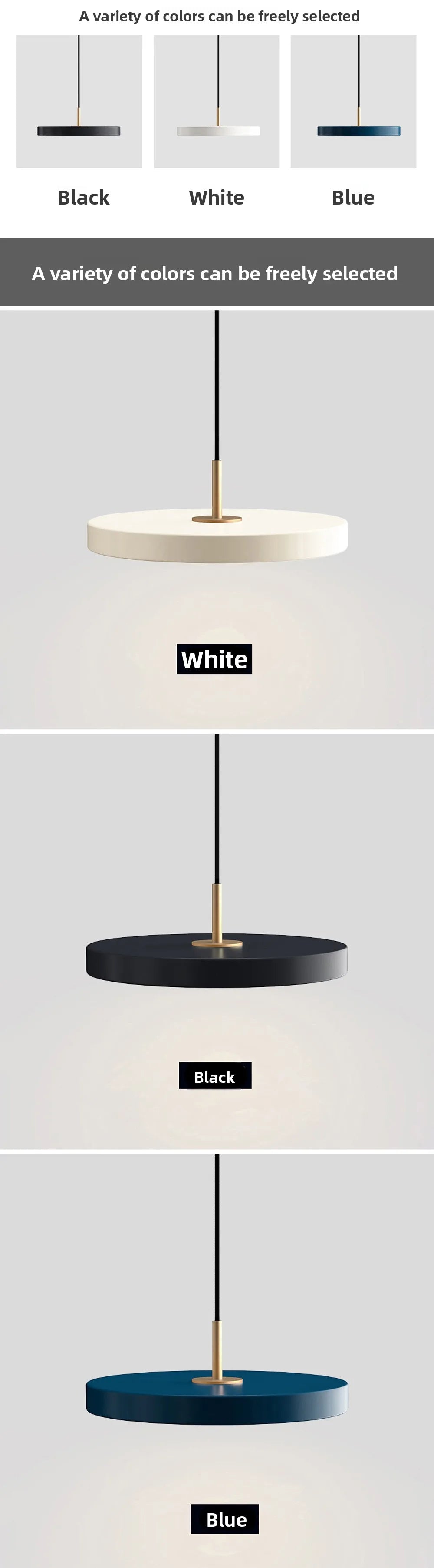 Nordic Modern Led Pendant Chandelier Adjustable Modern Led Chandeliers and Pendant Lights Office Cafe Canteen Restaurant