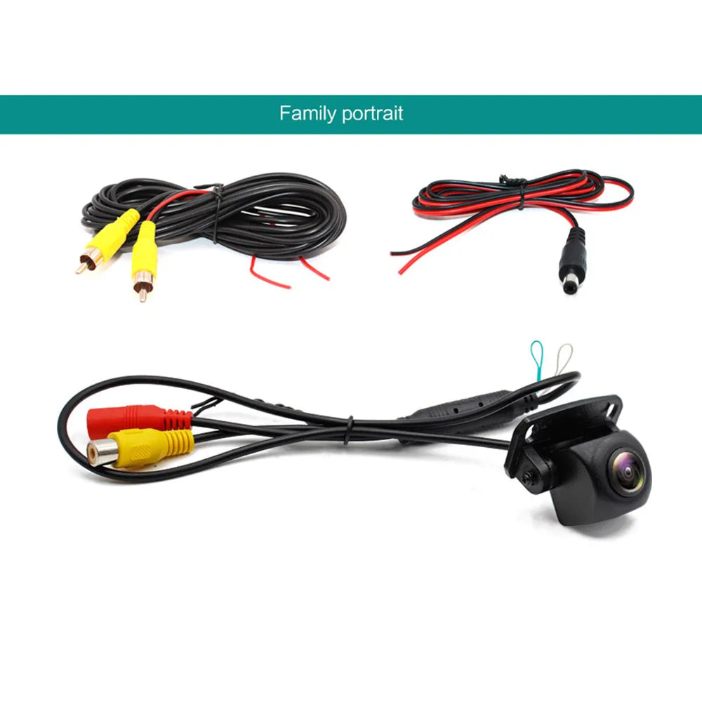 Smartour CCD Vehicle Rear View Camera Car Reverse Black Fisheye Lens Night Vision Waterproof Universal HD Parking Backup Camera