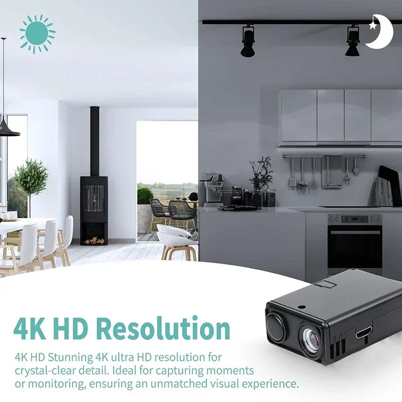 4K Security Camera WiFi Wireless Monitor Remote Motion Detecting Camcorders Security Protection Indoor Surveillance 2026