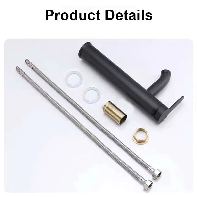 Basin Faucet Stainless Steel Bathroom Faucet Mixer Tap Hot Cold Water Basin Sink Tap Bathroom Faucet Tap