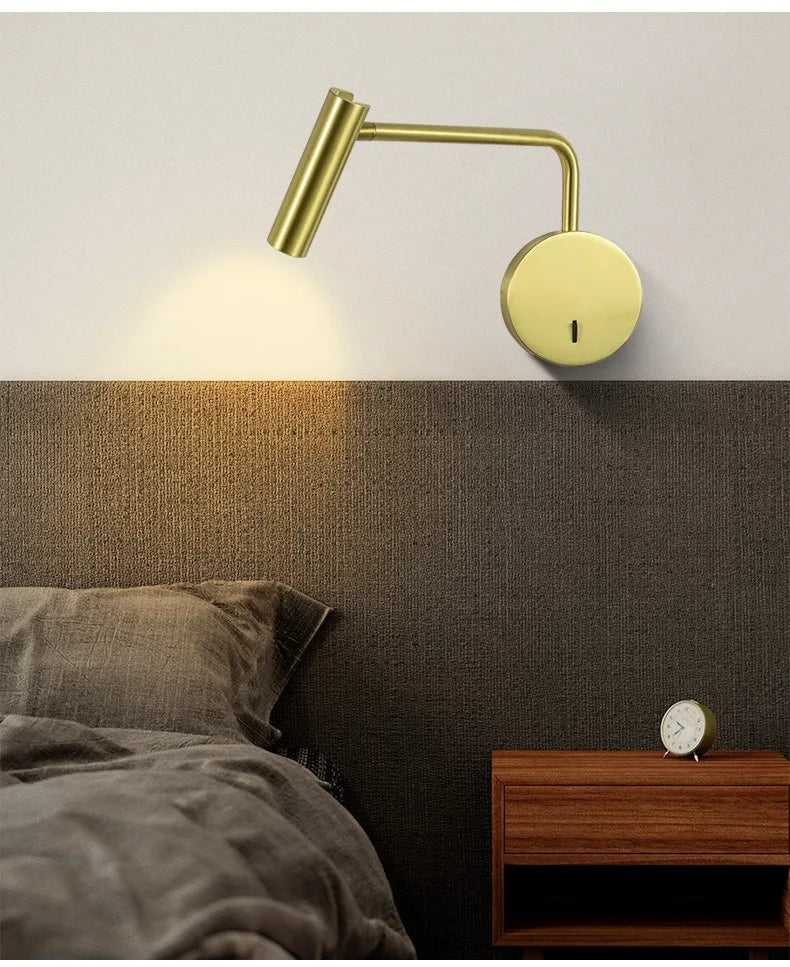 Modern LED Wall Lights 9w With Switch LED Wall Lamps Living Room Indoor Lighting Bedside For Bedroom Read Wall Sconce