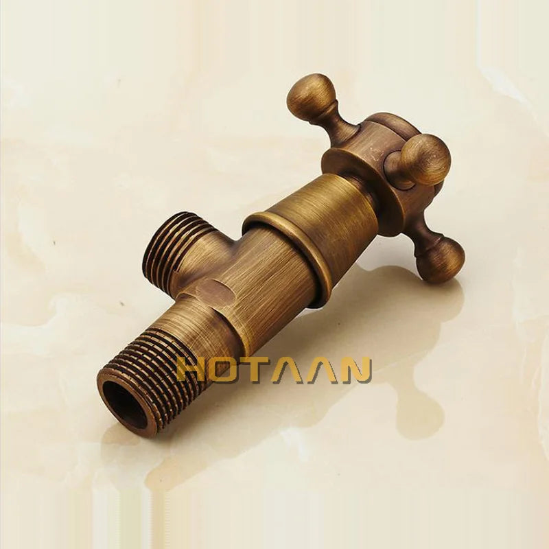 . Antique Brass Triangle Valve Water Control Valve Bathroom Tap Water Valve 1/2*1/2 Brass Angle valves ,YT-5182