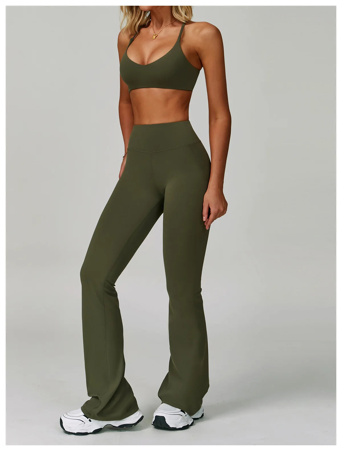Women's Tracksuit 2 Piece Set Fitness Clothes Yoga Sets Sportswear Workout Bra High Waist Leggings Set Gym Clothing Sports Suits