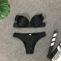Bikini Swimwear Women 2024 New Bikini Bra Black Pack Swimsuit Women's Swimsuit Bikini