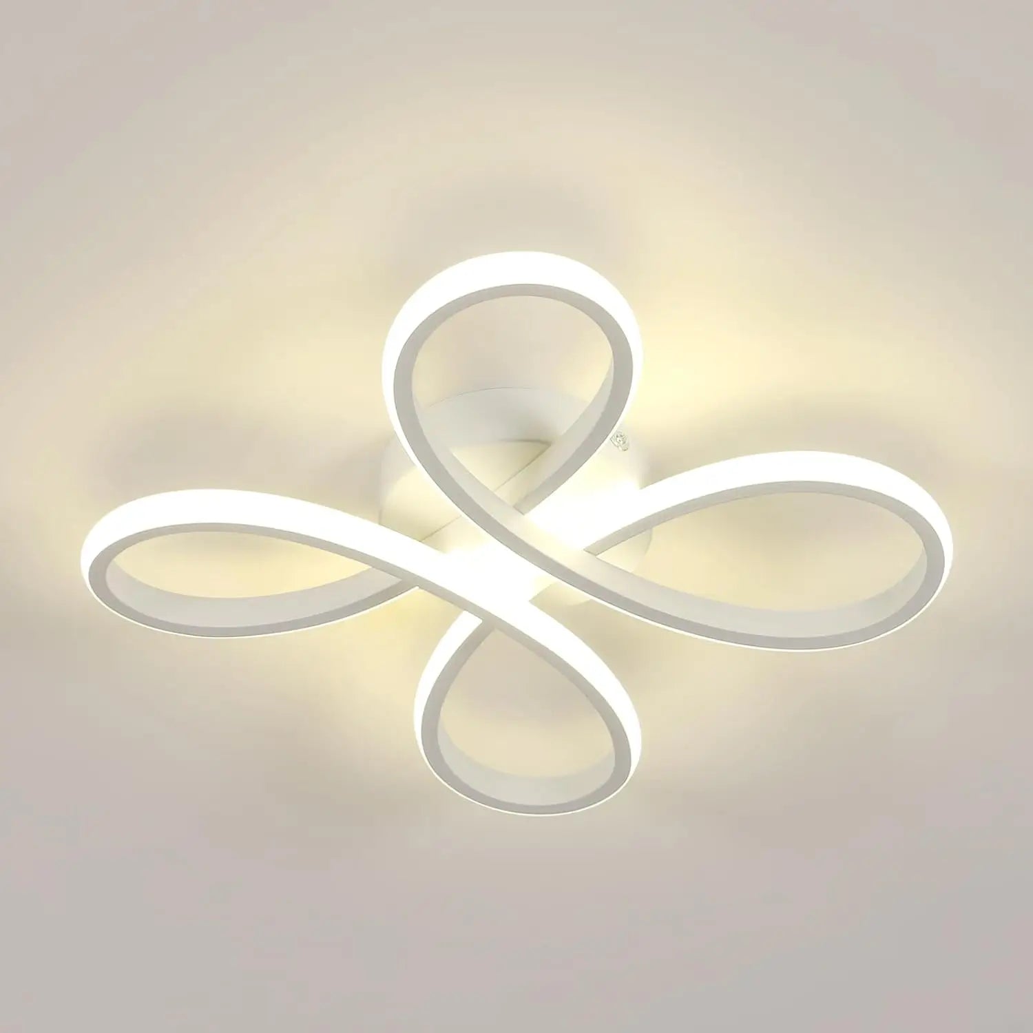 Modern LED Ceiling Light, 27cm Ceiling Lamp, LED Ceiling Light Fixture for Bedroom Living Room, Dining Room Kitchen