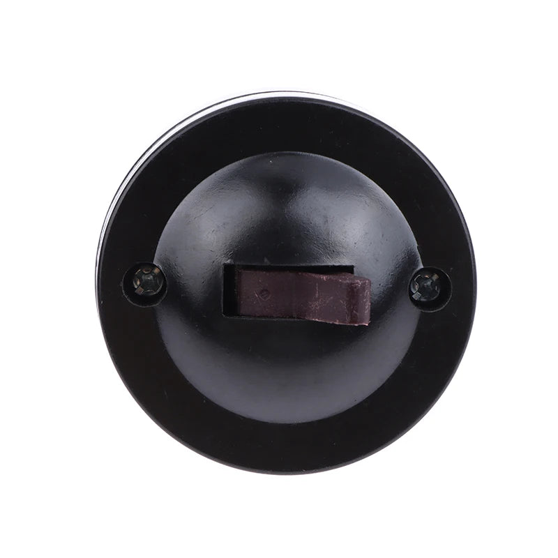 Toggle Switch Single-control Lamp Switch Round Surface Mounted Wall Light Switch Old-fashioned 6A Button Switch For Home Decor