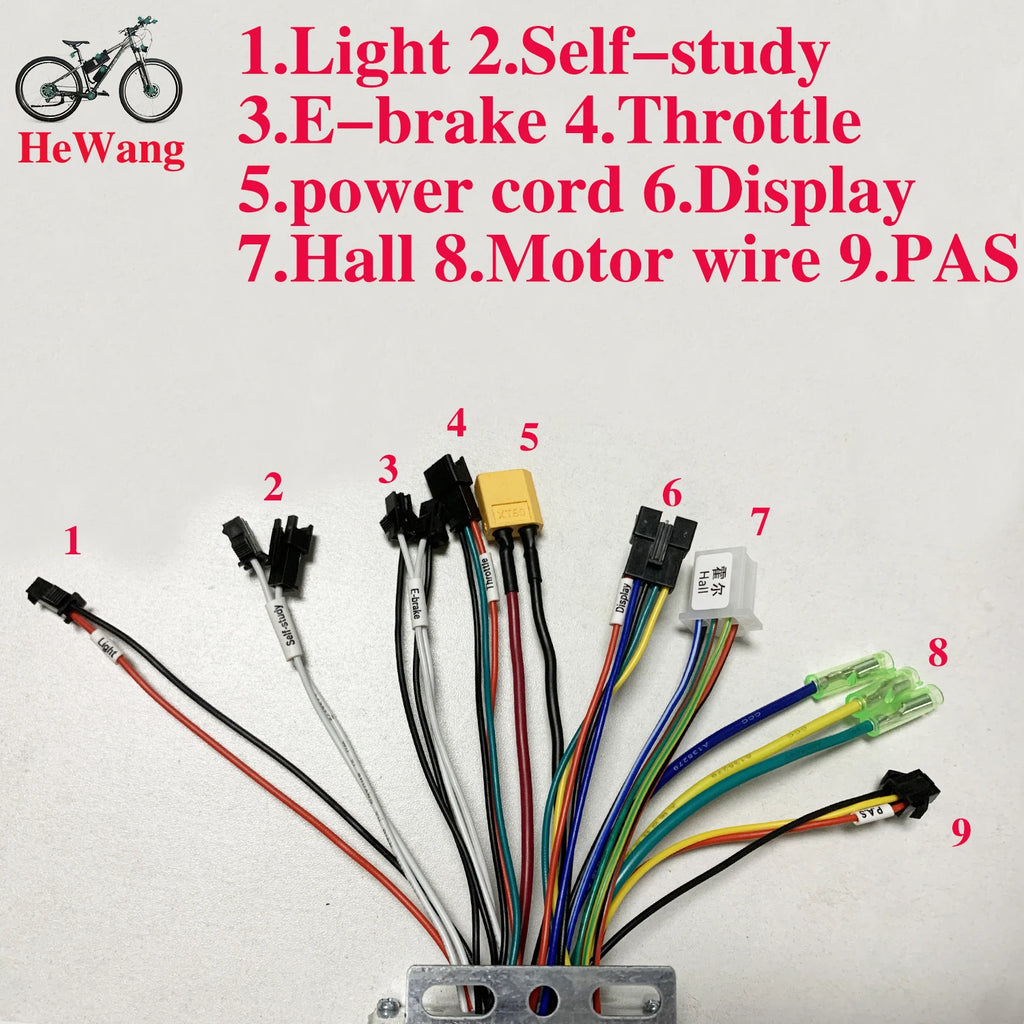 24V 36V 48V 20A E-Scooter Brushless Motor Controller 3-mode Sine Wave 350W 5pin hall for KUGOO M4 E-Bicycle No. 2 Protocol Meter