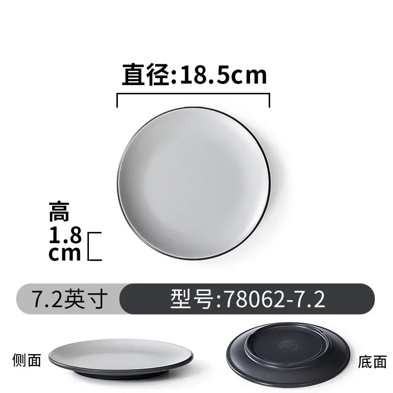 1PCS Tableware/high-end Cold Dish Plates/non Fragile Plates/bowls/sushi Plates, Japanese Style,A5 Food Grade Melamine