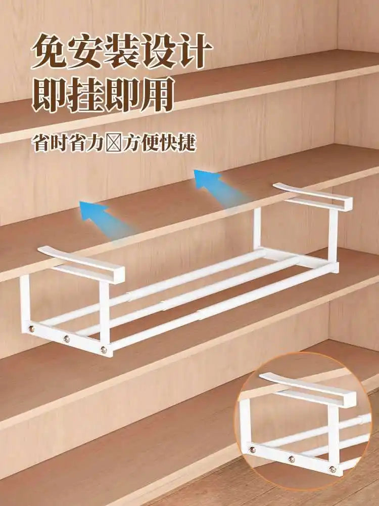 Homeware Storage Organizer Cabinet Multi-Layer Partition Retractable oe Ra under Hanging elf Space Dividers Expandable