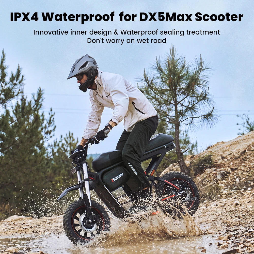 2000W Electric Scooter Scooter DX5Max 52V 20Ah Scooter for adults 70KM maximum speed 100 km Range With Scooter NFC 17 inch Tires E-Scooter