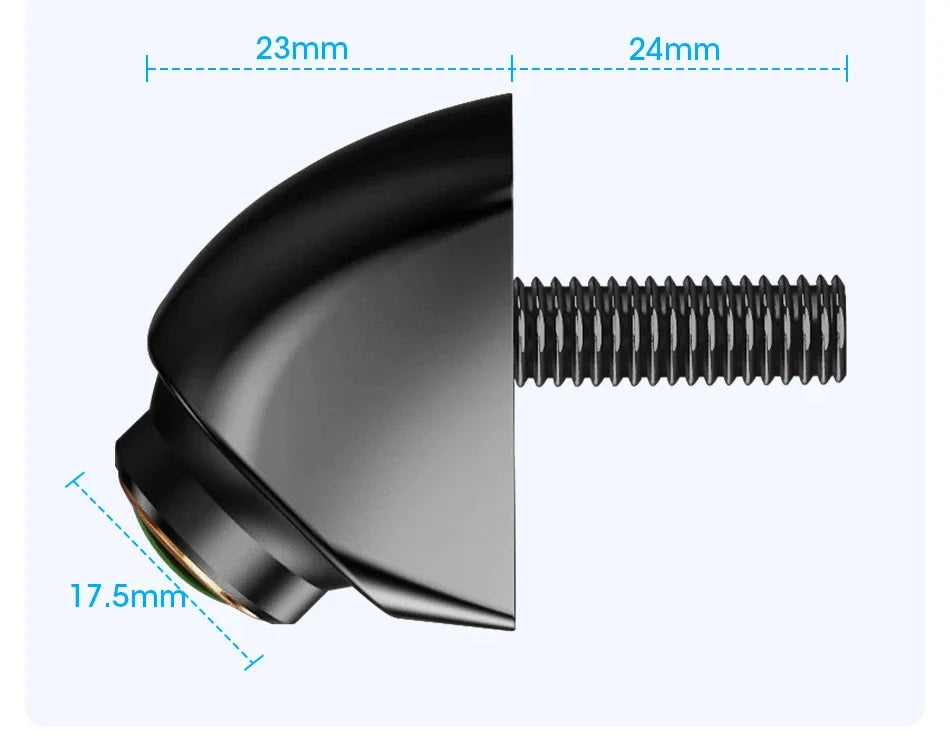 1080P AHD Rear Camera for Vehicle with CVBS Night Vision 12V IP68 Waterproof 170 Degree Fish-eye Lens HD Resistant