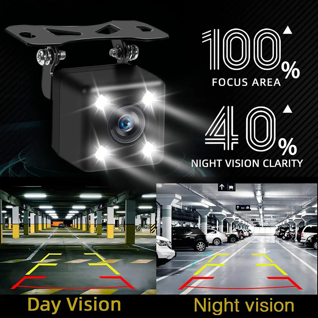 Car Rear / Front Camera Night Vision Waterproof Parking Camera Wide Angle for Car Radio Head Unit 12LED/4LED/Fisheye Camera