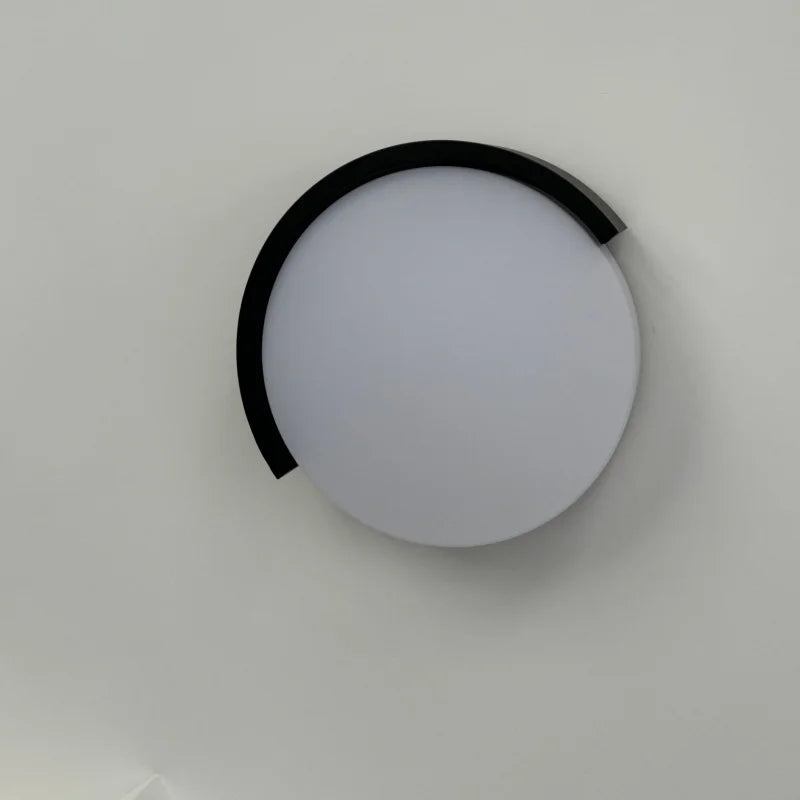 Modern Led Minimalist Nordic Black And White Room Main Light Living Room Circular Ceiling Light New Home Appliance Light Fixture