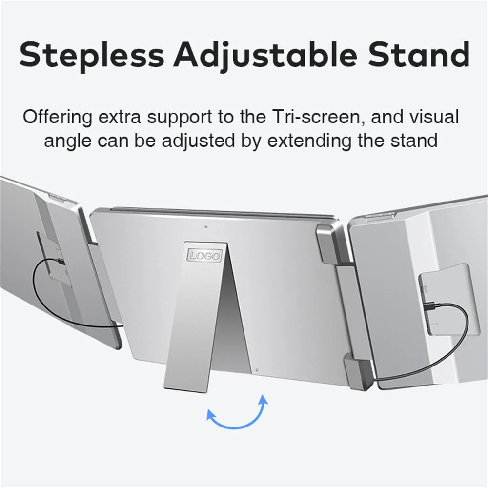 Dual Screen Extender FHD IPS Gaming Display Portable LCD Backlit Monitor High Definition for Productivity 14 to 16 inch Rospider