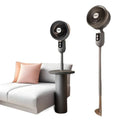 Household Floor Fan Three-speed Wind Silent Electric Fan Floor High Wind Air Circulation Fan Dual-purpose Fan WithUniversal Head