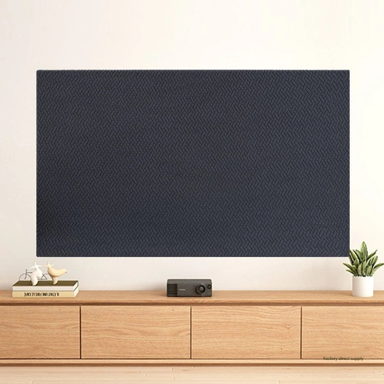 55/100/65 Inch LCD Screen TV Cover Solid Color Full Coverage Cloth Thickened High Elastic Dust Proof Cover Universal Decorative
