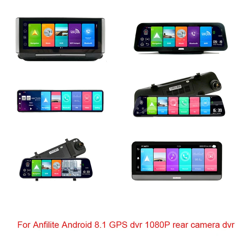 AHD 1080P Rear Camera 4 Pin Automatic Reversing Rearview Mirror Cam for Car DVR Carplay Android Auto Dash Cam Video Recorder